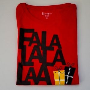 Red and Blue Women's Christmas Presents PJ Set - Long Sleeve